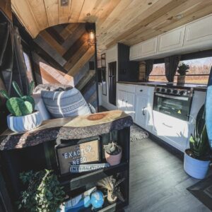 Skoolies built By Nomadic Homes Bus Conversion Team