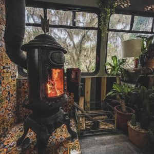 Skoolie done By Nomadic Homes Bus Conversion Team
