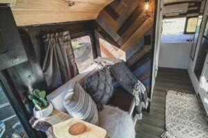Skoolies built By Nomadic Homes Bus Conversion Team