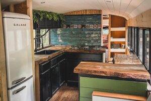 Skoolies build By Nomadic Homes Bus Conversion Team