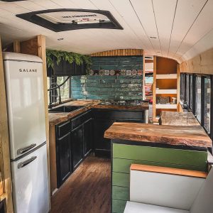 Skoolies build By Nomadic Homes Bus Conversion Team