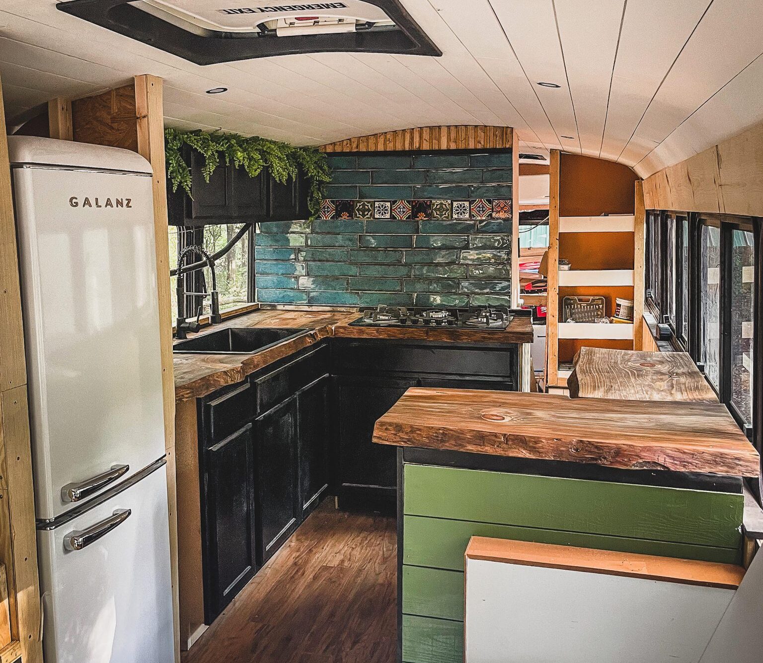 Skoolies build By Nomadic Homes Bus Conversion Team